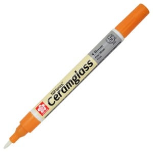 Pen-Touch Ceram glass marker Orange 1mm - marker do szkła i ceramiki