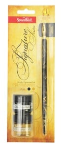 Speedball Zestaw do kaligrafii Signature Gold & Black ink