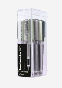 Brushmarker PRO "Gray colours" -komplet markerów