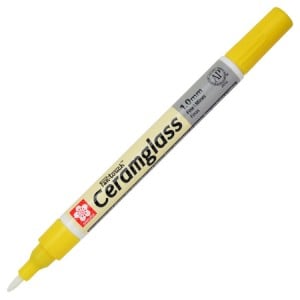 Pen-Touch Ceram glass marker Yellow 1mm - marker do szkła i ceramiki