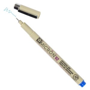 Cienkopis Pigma MICRON Blue 02 - 0,3mm