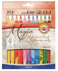 Kredki Magic TRIO 12 kolorów+1