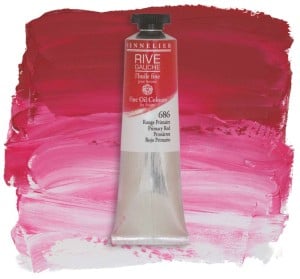 686 Primary red, farba olejna Rive Gauche Sennelier