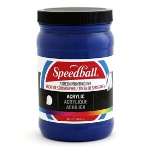 Speedball Acrylic Screen Printing Ink ULTRAMAINE BLUE - akrylowa farba do sitodruku