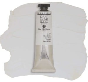119 Zinc white, farba olejna Rive Gauche Sennelier