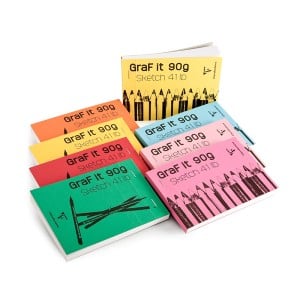 Clairefontaine GraF It 90g 80ark  - blok szkicowy