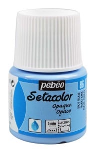 Pebeo Setacolor 45ml Sky Blue - farba do tkanin