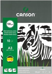 Canson Blok techniczny czarny