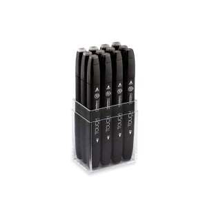 Touch Twin Marker 12 SET Warm Grey - komplet