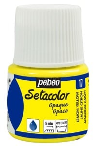 Pebeo Setacolor 45ml Yellow Lemon - farba do tkanin