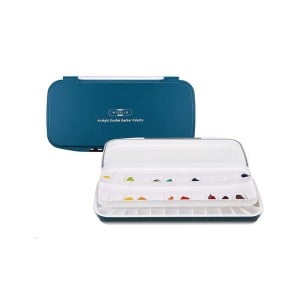 Mijello - Paleta akwarelowa Airtight Double Decker 40 z uszczelką