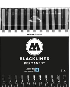 Molotow BLACKLINER Complete Set - komplet cienkopisów