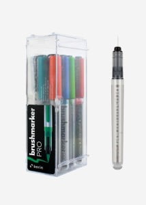 Brushmarker PRO "11 Basic colours+blender" komplet markerów