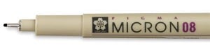 Cienkopis Pigma MICRON Black 08 - 0,5mm