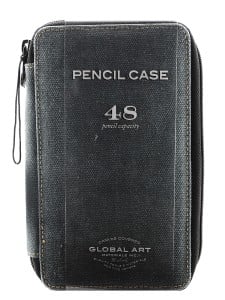 Global Art Pencil Case na 48 kredek STEEL BLUE - piórnik artystyczny