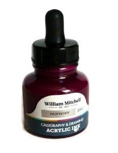 William Mitchell Tusz akrylowy Raspberry 30 ml