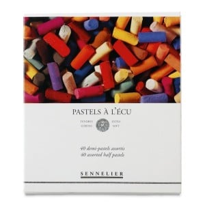 Sennelier Extra Soft Pastels "Assorted" 40 kolorów x 1/2 - komplet pasteli suchych