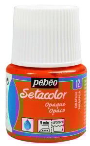Pebeo Setacolor 45ml Orange - farba do tkanin