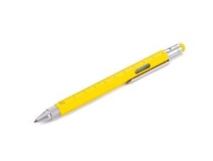 TROIKA Construction Żółty - długopis wielozadaniowy