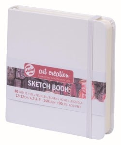 Art Creation Sketch Book WHITE 140g 80 ark - szkicownik książkowy