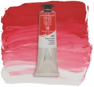 685 Pyrrole red, farba olejna Rive Gauche Sennelier