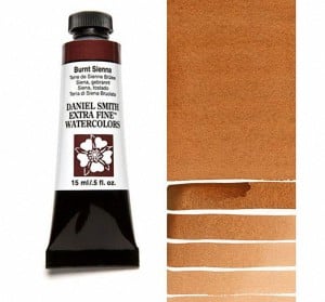 010 Burnt Sienna, akwarela Daniel Smith