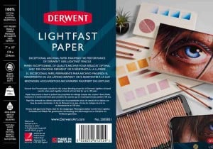 Derwent Lightfast Paper HP 300g 20ark - blok do kredek Lightfast