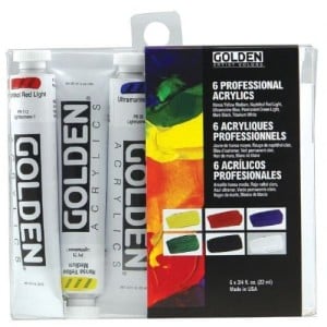 Golden HB Introductory Set 6x22ml - komplet farb akrylowych