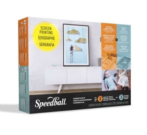 Speedball Intermediate Deluxe Screen Printing Kit - profesjonalny zestaw do sitodruku