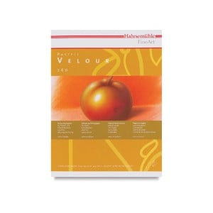 Velour Pastel Paper 260g Biały 10 ark. - blok do pasteli typu welur