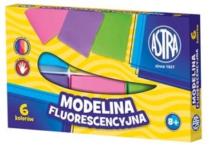 Modelina 6 kolorów Fluorescencyjnych