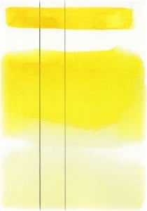 Aquarius Żółcień Hansa jasna 203 - farba akwarelowa