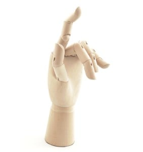Model lewej dłoni 20cm