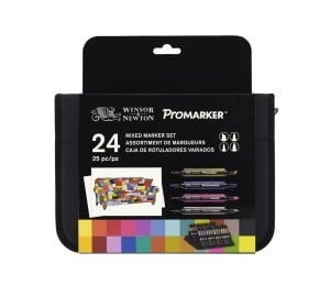 Miexed Media Marker Set - komplet 24 markerów + etui