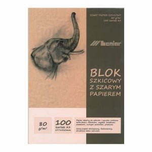 Szkicownik Leniar EKO Naturalny 80g