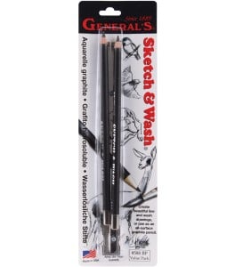 General´s  Sketch&Wash - grafit. ołówki akwarelowe