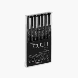 Touch Liner 0.05 do 0.8 + C, B - komplet 7 szt