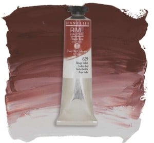 629 Indian red, farba olejna Rive Gauche Sennelier