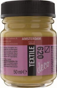 AMSTERDAM Deco Textile 50ml OLIVE GREEN - farba do tkanin