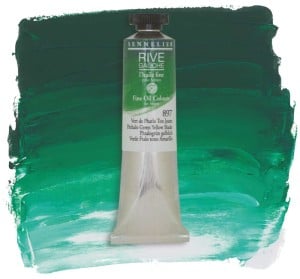 897 Phthalo green yellow shade, farba olejna Rive Gauche Sennelier