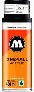 Molotow ONE4ALL SPRAY 400ml #180 signal black - spray akrylowy