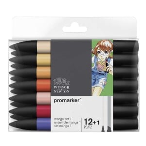 Promarker MANGA Set 1 12+1 -  komplet