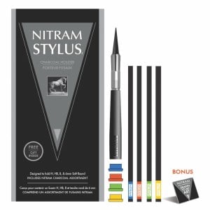 NITRAM Stylus Profesjonalna obsadka + węgiel 4 szt