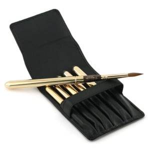 Escoda Reserva Soból Tajmyrski 1240 Gold Travel Set - komplet pędzli
