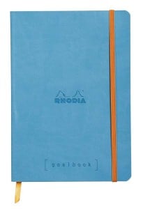 Notatnik RHODIA Goalbook A5 90g Turquoise,  kropki