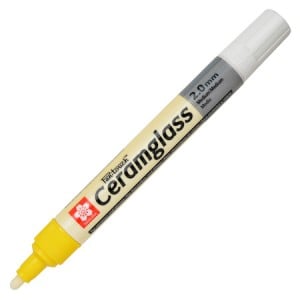 Pen-Touch Ceram glass marker Yellow 2mm - marker do szkła i ceramiki