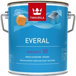 Tikkurila Everal Semi Matt 30 Baza C - emalia alkidowa