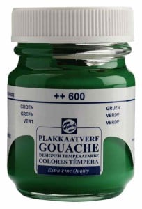 Talens Gouache Extra Fine 600 GREEN - gwasz artystyczny