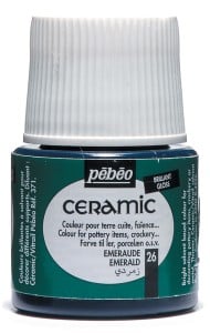 Ceramic 26 EMERALD - farba do ceramiki