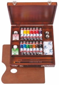 Van Gogh Acrylic Colour Inspiration Box - zestaw farb akrylowych w drewnianej kasecie